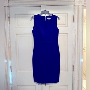 Royal Blue Sleeveless Calvin Klein Dress